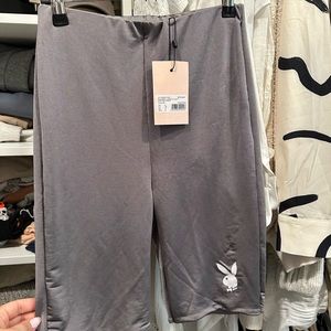 Misguided x Playboy Collab biker shorts